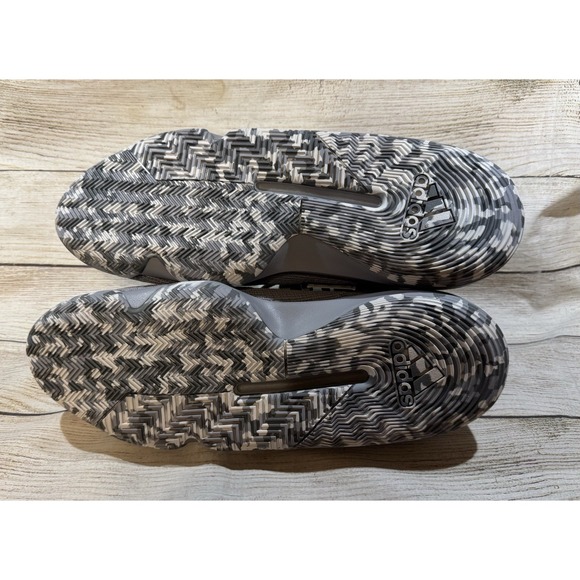 NEW Adidas Pro Bounce 2019 Basketball Sneakers Shoes Gray White Camo High Sz 12 - Picture 5 of 7